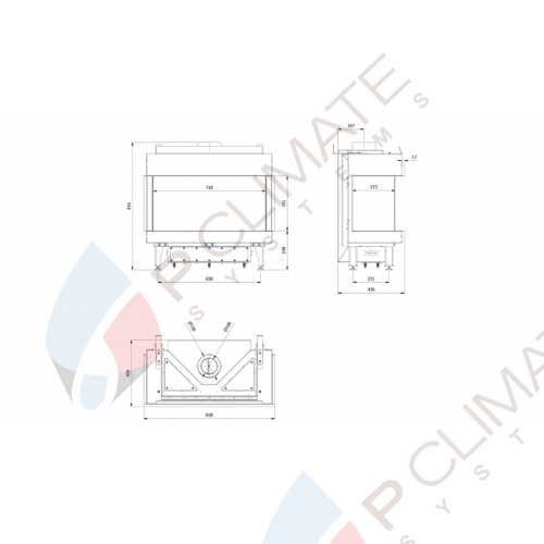 Газовая топка LEO/LP/70/G31/37MBAR (баллонный газ)