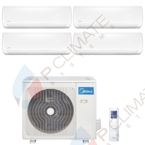 Мульти сплит система Midea MSMBAU-09HRFN1-Q(BW)x3+MSMBCU-18HRFN1-Q(BW) / M4OB-36HFN1-Q