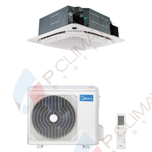 Кассетный кондиционер Midea MCD1-24HRN1-Q/T-MBQ4-04A1/MOX430U-24HN1-Q