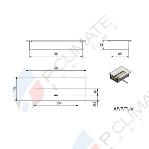 Биокамин Kratki DELTA 2 TUV QUBE(400*900)