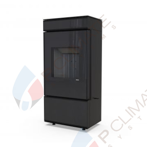 Печь DEFRO HOME CUBE mini, 6,6кВт, черная сталь