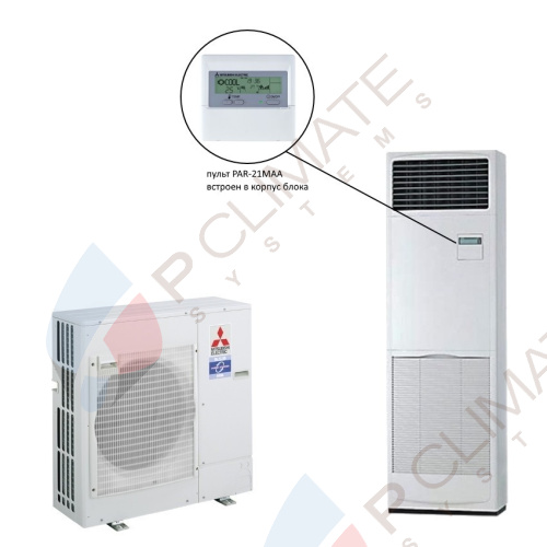 Колонный кондиционер Mitsubishi Electric PSA-RP100KA/PUHZ-P100VKA