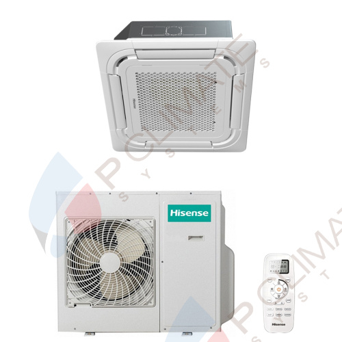 Кассетный кондиционер Hisense AUC-48HR4SKA/AUW-48H6SE1