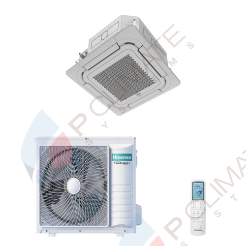 Кассетный кондиционер Hisense AUC-36UR4RKC8/AUW-36U4RK7