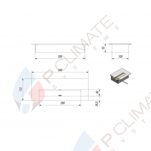 Биокамин DELTA 2 TUV HORIZONTAL(400*900)