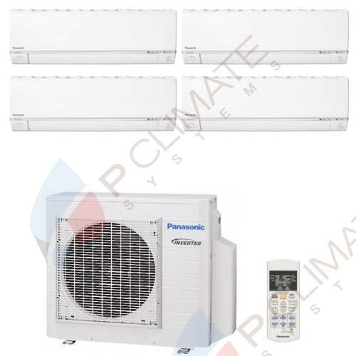 Мульти сплит система Panasonic CS-E7RKDWx3+CS-E12RKDW / U-4E23JBE