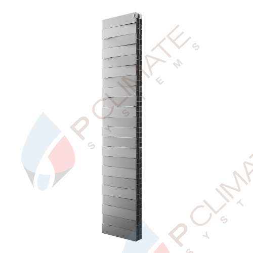 Радиатор Royal Thermo PianoForte Tower 300 /Silver Satin - 22 секц.