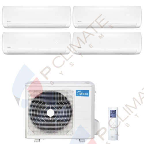 Мульти сплит система Midea MSMBAU-09HRFN1-Q(BW)x4 / M4OE-28HFN1-Q