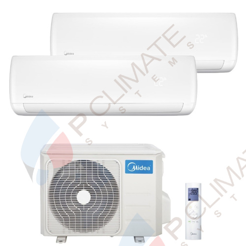 Мульти сплит система Midea MSMBAU-09HRFN1-Q(BW)+MSMBBU-12HRFN1-Q(BW) / M2OF-18HFN1-Q