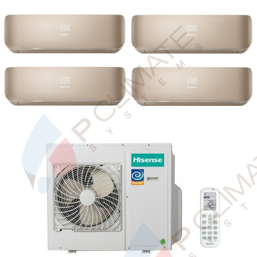 Мульти сплит система Hisense AMS-09UR4SVETG67(C)x3+AMS-12UR4SVETG67(C) / AMW4-28U4SAC