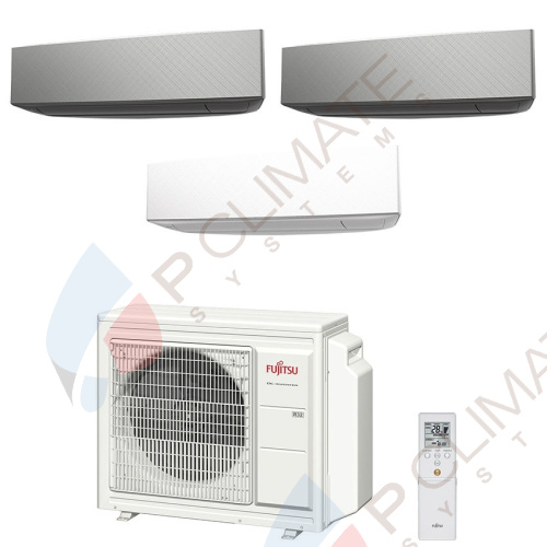 Мульти сплит система Fujitsu ASYG07KETA+ASYG07KETA-B+ASYG14KETA-B / AOYG18KBTA3