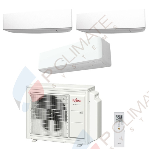 Мульти сплит система Fujitsu ASYG09KETAx2+ASYG18KMTB / AOYG24KBTA3