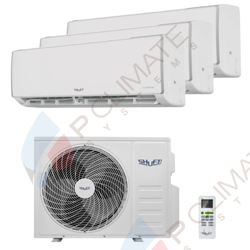 Мульти сплит система Shuft SFMS/I-09 HB FMI/N8/In/white x3 / SFMO/I-21 FMI-3/N8/Out